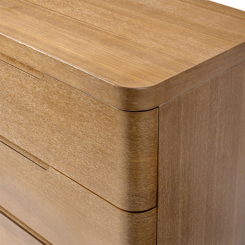 Brandon Modern Rubber Wood 6-Drawer Dresser