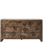 Virel Modern Marquetry 6-Drawer Dresser