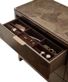 Virel Modern Marquetry 6-Drawer Dresser