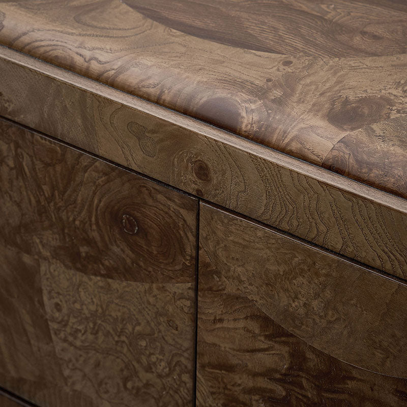 Virel Modern Marquetry 6-Drawer Dresser