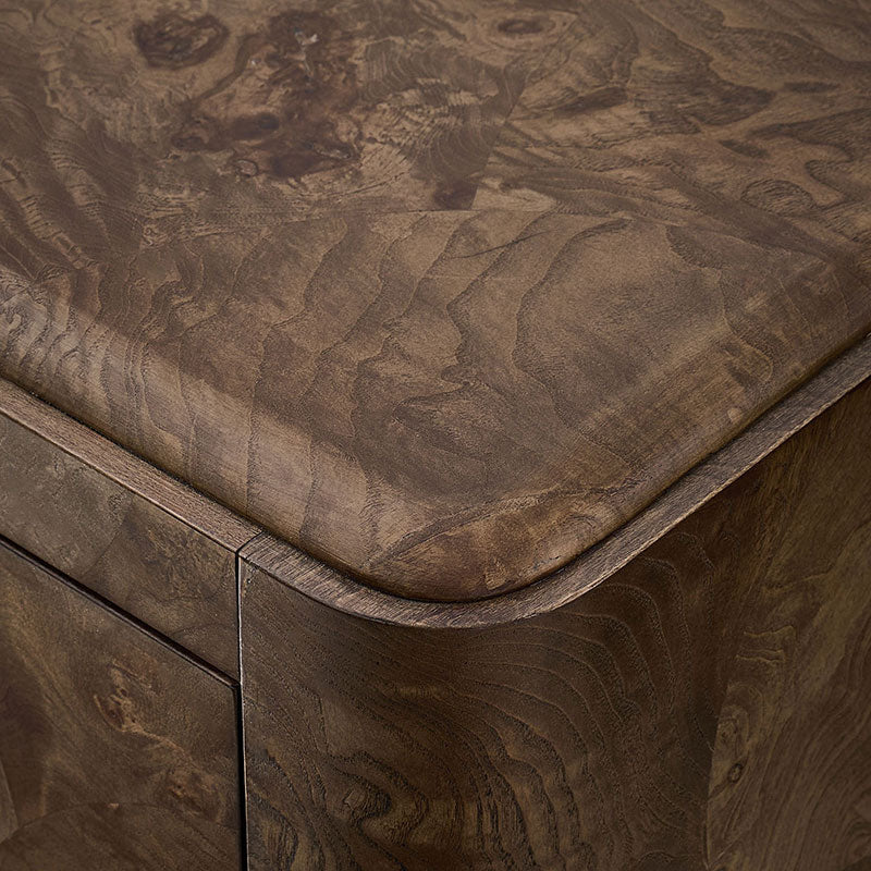 Virel Modern Marquetry 5-Drawer Chest