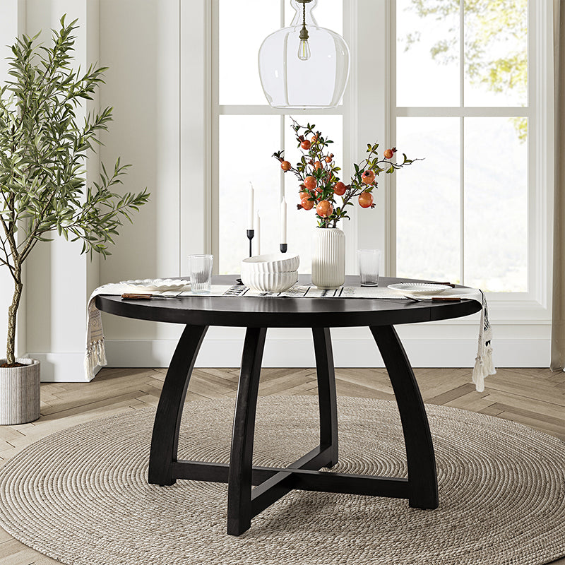 Sherry 54 Solid Wood Round Dining Table Hulala Home