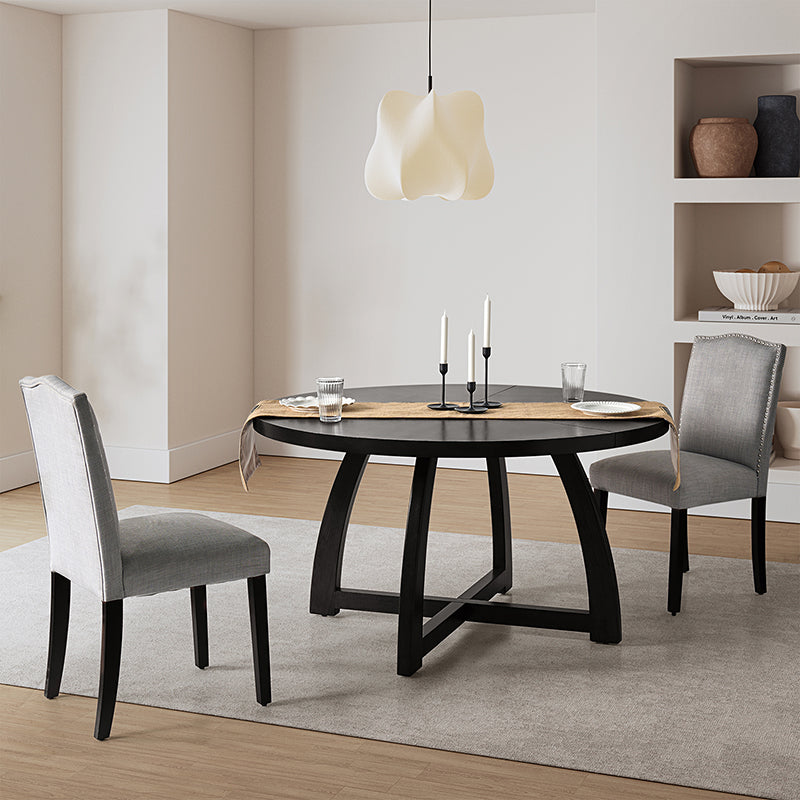 Sherry 54" Solid Wood Round Dining Table