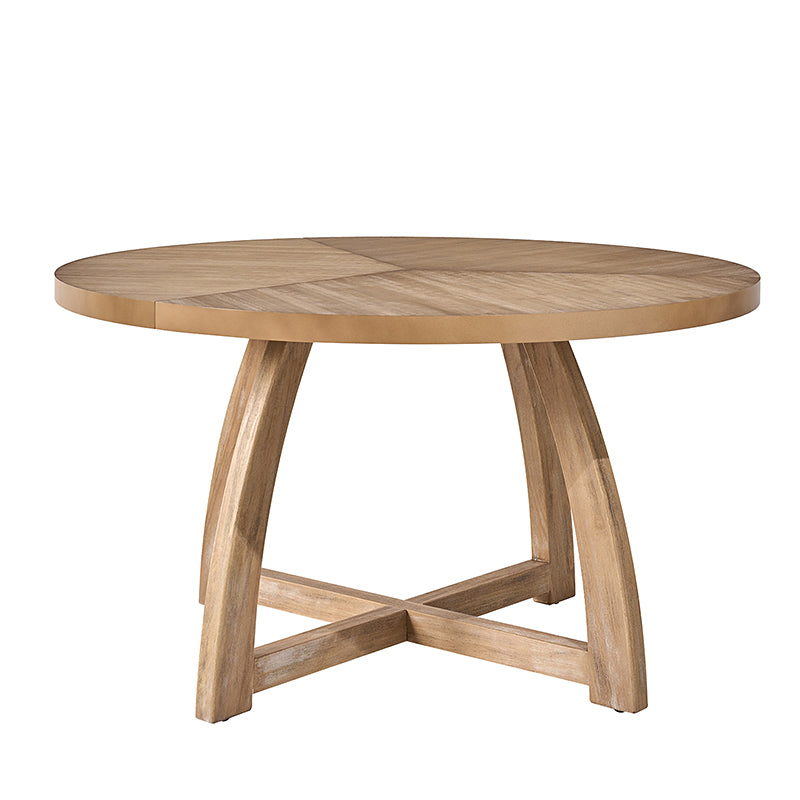 Sherry 54" Solid Wood Round Dining Table