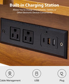 Vivian Mid-century Modern Nightstand with Charging Station(Optional Types)