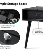 Vivian Mid-century Modern Nightstand with Charging Station(Optional Types)