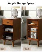 Vira End Table with Storage and Built-in Outlets(Optional Types)