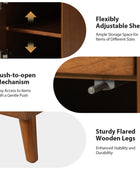 Vira End Table with Storage and Built-in Outlets(Optional Types)