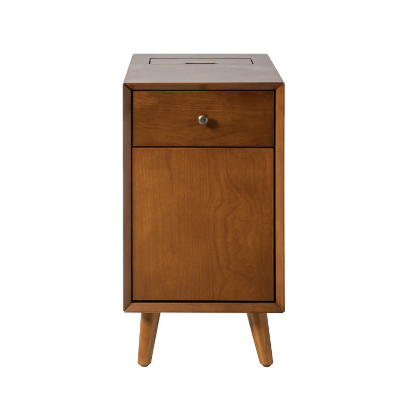 Vira End Table with Storage and Built-in Outlets