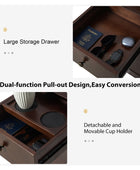 Vira End Table with Storage and Built-in Outlets(Optional Types)