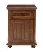 Tianna Farmhouse Lift-Top Storage End Table with Built-in Charge