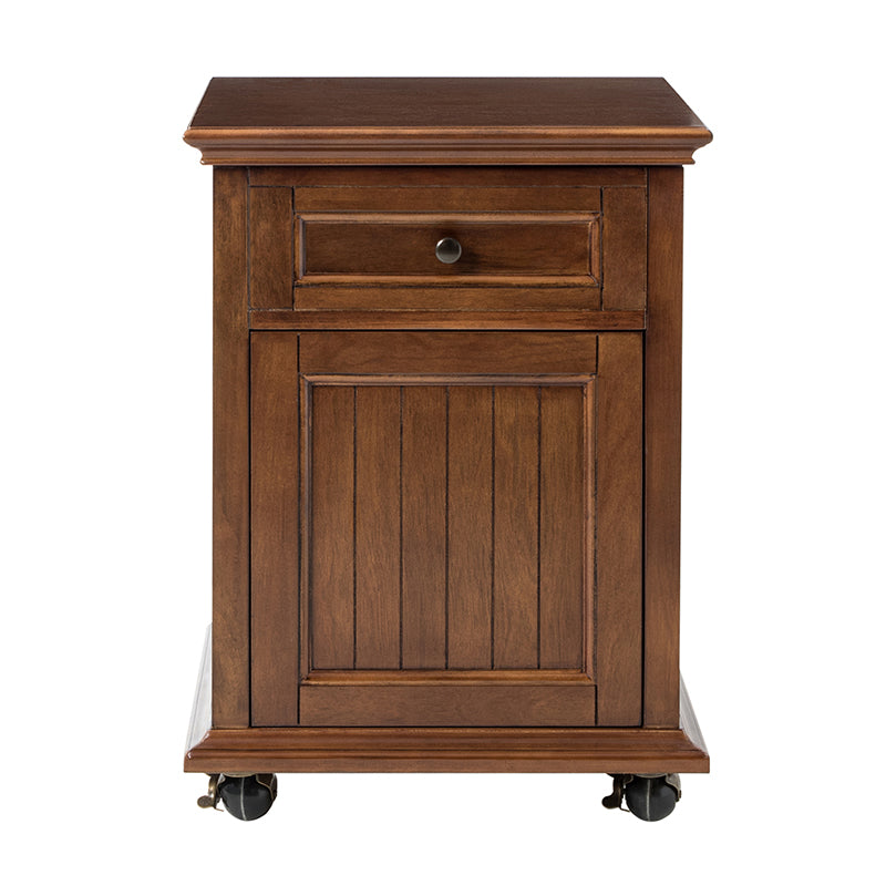 Tianna Farmhouse Lift-Top Storage End Table with Built-in Charge