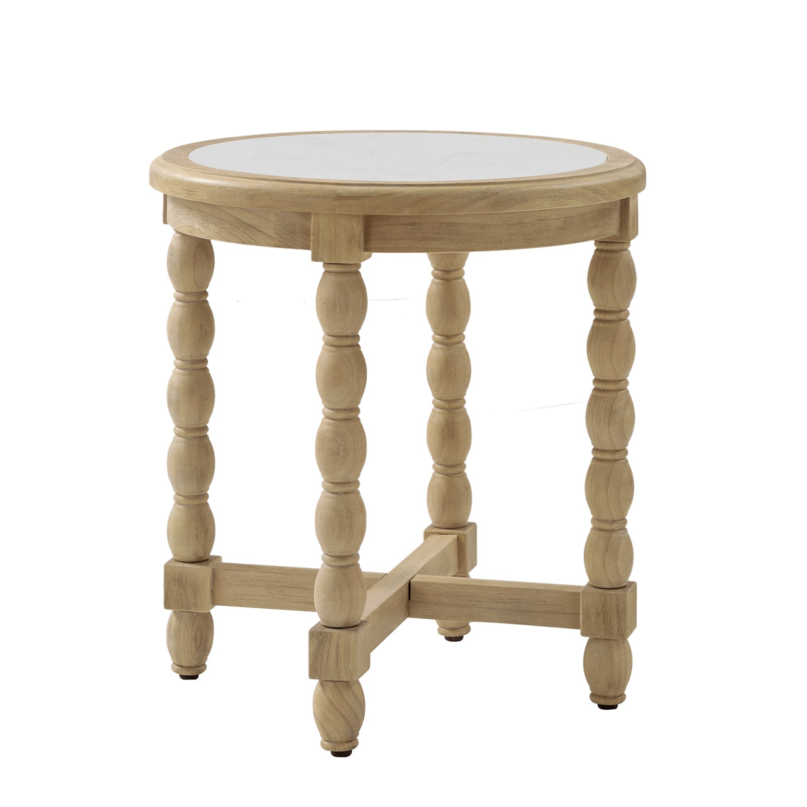 Rafaela Farmhouse Classic Solid Wood End Table