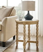 Rafaela Farmhouse Classic Solid Wood End Table