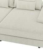 Eduard 57'' Deep Modern Sofa: Dive into Contemporary Comfort