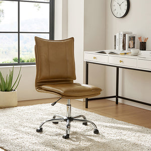 Edwin Leather Swivel Task Chair