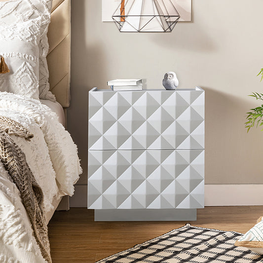 Emil 2 - Drawer Nightstand with? Built - In Outlets