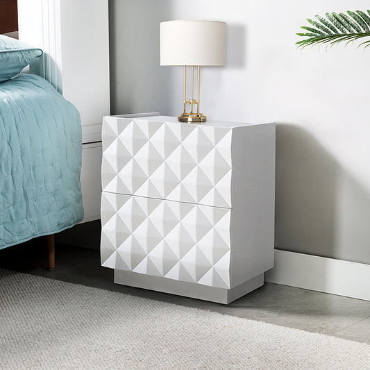 Emil 2 - Drawer Nightstand with? Built - In Outlets