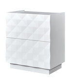 Emil 2 - Drawer Nightstand with Built - In Outlets