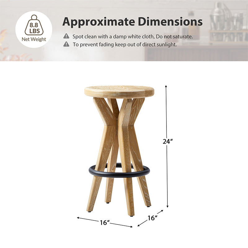 No.1 Counter Height Bar Stools without Backs