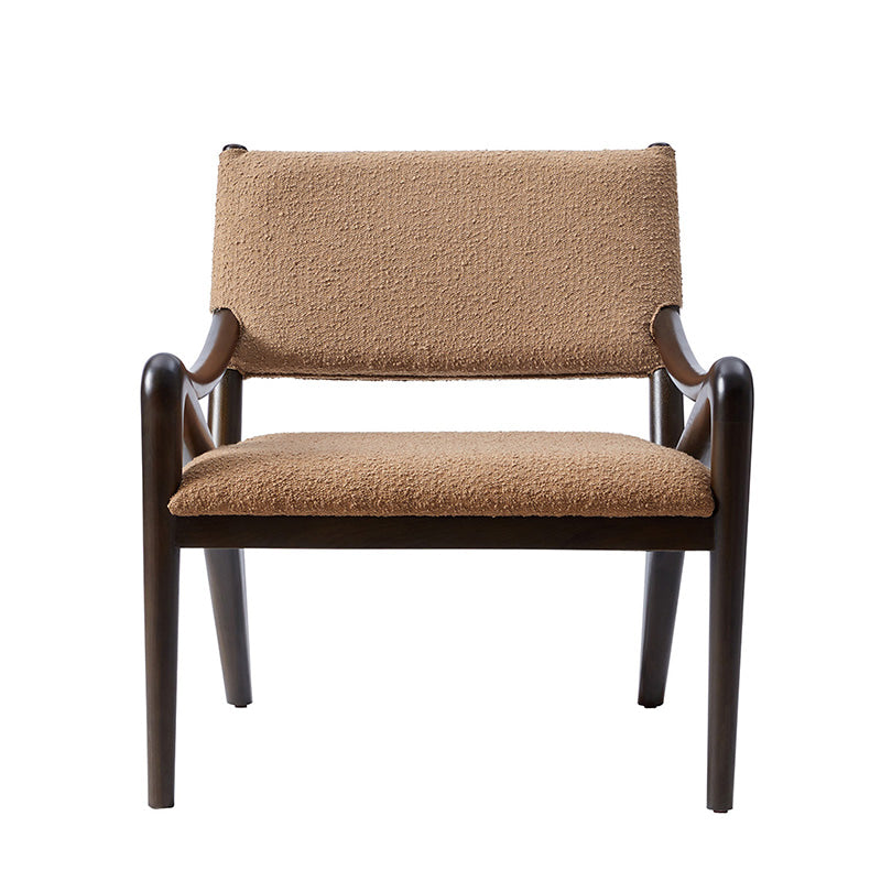 Crombie Mid-century Walnut Accent Chair