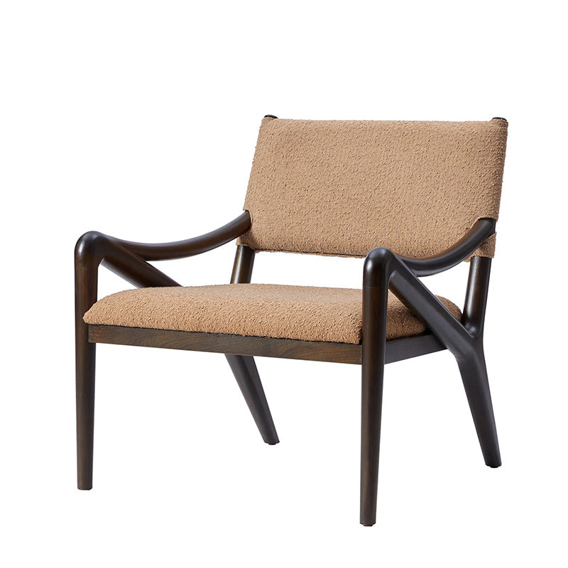 Crombie Mid-century Walnut Accent Chair