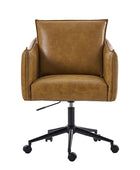 Fabius Mid-Century Modern Height-Adjustable Swivel Office Chair