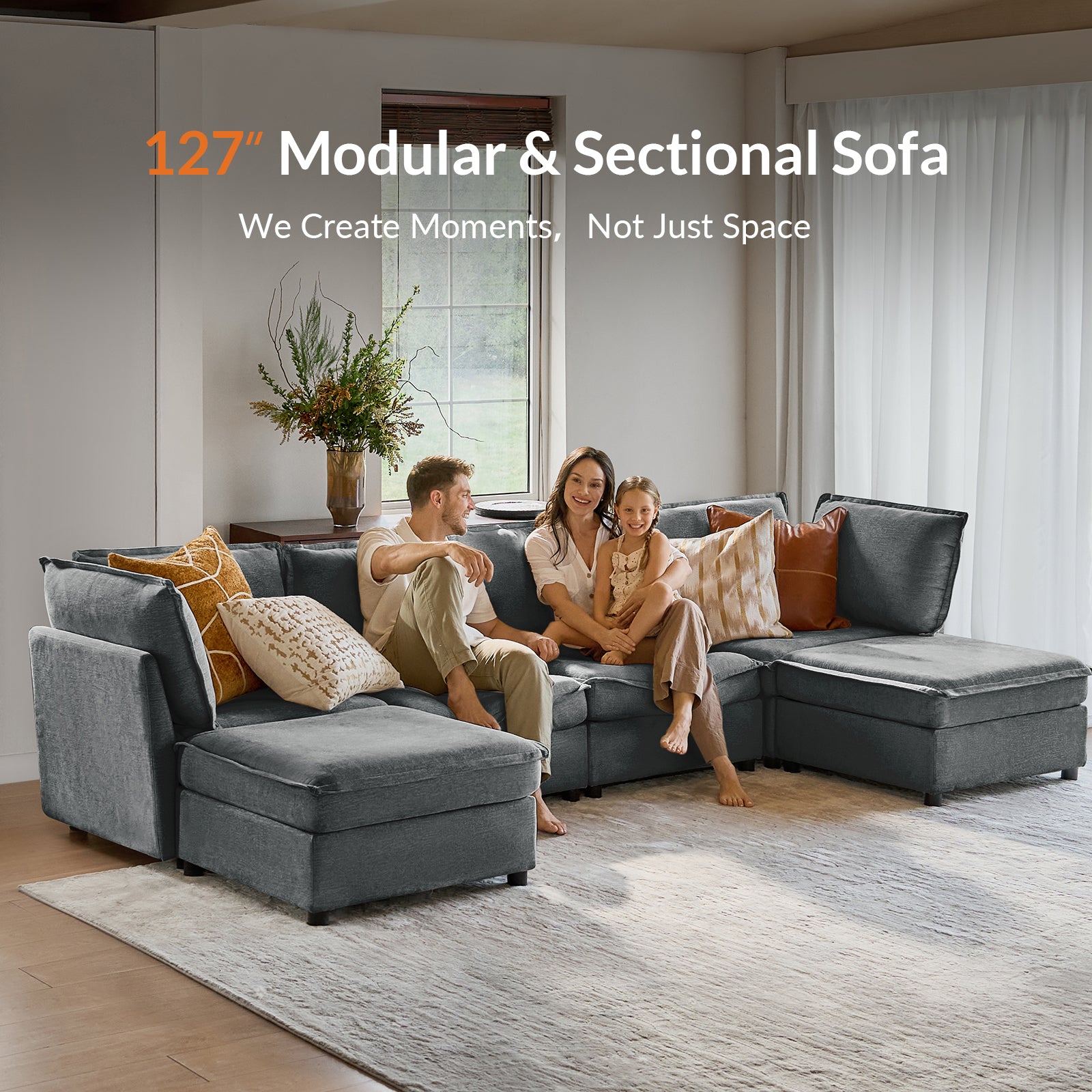 Accessories for Harmetrix Oversized Soft Sectional Couch