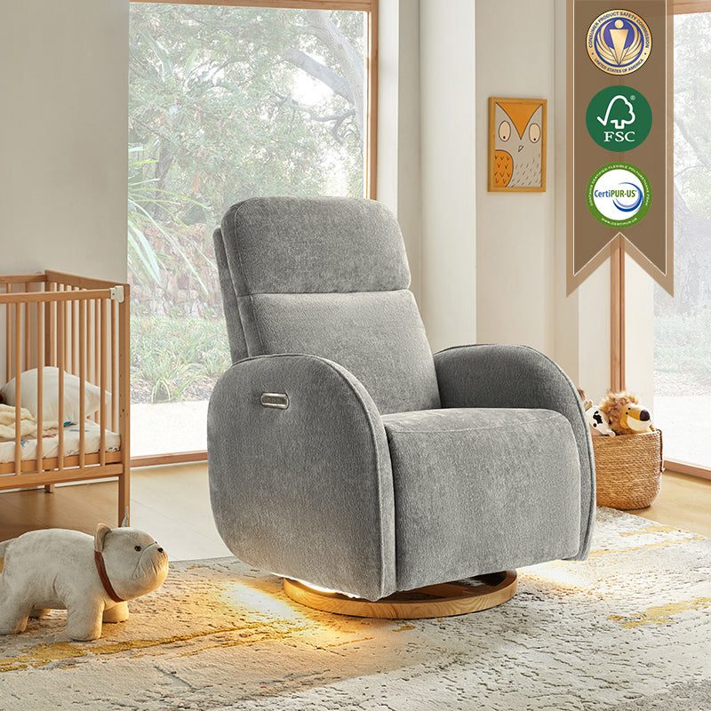 Nursery swivel rocker best sale