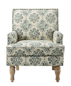Augustus Upholstered Armchair with Nail-Head Trim