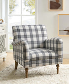 Sadie Upholstered Armchair with End Table,2-Piece Living Room Sets