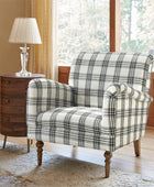 Sadie Upholstered Armchair with End Table,2-Piece Living Room Sets