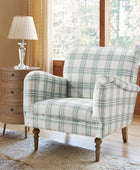 Sadie Upholstered Armchair with End Table,2-Piece Living Room Sets