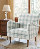 Sadie Upholstered Armchair with End Table,2-Piece Living Room Sets