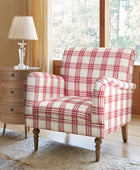 Sadie Upholstered Armchair with End Table,2-Piece Living Room Sets