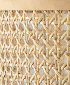 Easyshift™ Tripod Floor Lamp with Rattan Shade