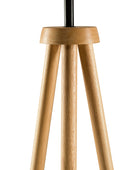 Easyshift™ Tripod Floor Lamp with Rattan Shade