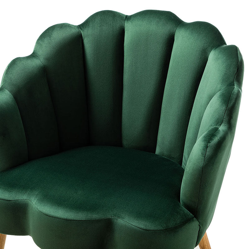 Green outlet oyster chair