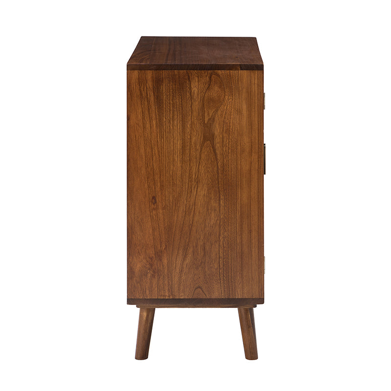 Chiusi 2-Door Cane Accent Cabinet - Hulala Home