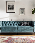 HSFYJH0123-BLUE-A_B_2HSFYJH0123-GREY_Capsa 84 inch vegan leather tufted sofa in BLUEcolor