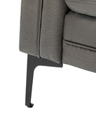 HSFYJH0123-GREY_Capsa 84 inch vegan leather tufted sofa in GREY color