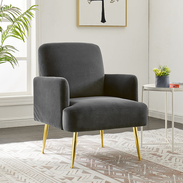 Palencia Armchair with Metal Leg