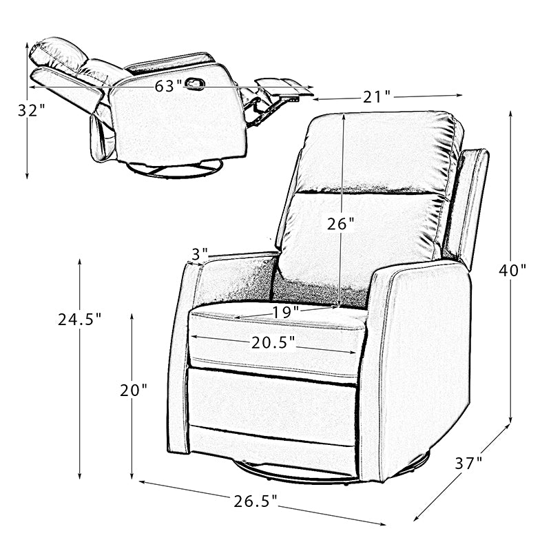 Benita Swivel Recliner