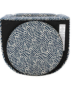 Pablo Modern Swivel Barrel Chair with Upholstered Fabric & Metal Base