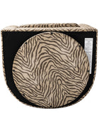 Pablo Modern Swivel Barrel Chair with Upholstered Fabric & Metal Base