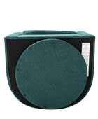 Pablo Modern Swivel Barrel Chair with Upholstered Fabric & Metal Base