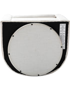 Pablo Modern Swivel Barrel Chair with Upholstered Fabric & Metal Base