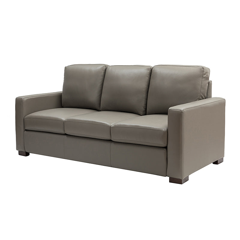 Enrico 83.46" Wide Genuine Leather Sofa