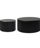 Rold Modern Minimalist Storage Coffee Table Set (Set of 2)