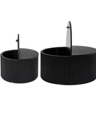 Rold Modern Minimalist Storage Coffee Table Set (Set of 2)